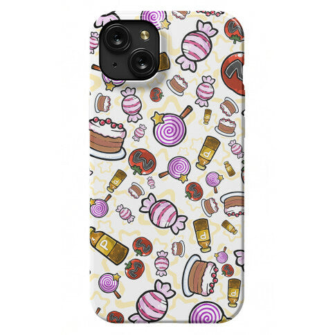 Kirby Munchies Pattern Phone Case